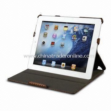 Folio Case for Apples iPad 2, with Leather Wrap, Available in Different Patterns from China