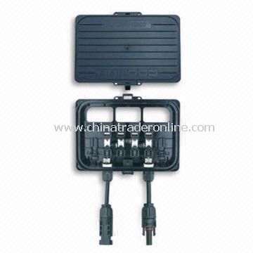 High-power Solar Junction Box with 1,000V Rated Voltag eand IP65 Protection Grade