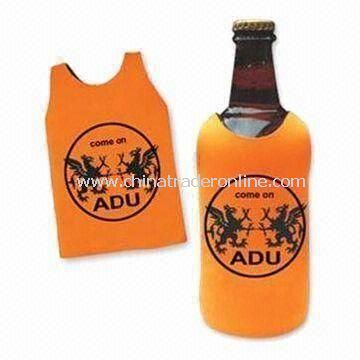 Jersey Bottle Cooler Sleeve, Made of Neoprene, Keeps Drinks Chilled