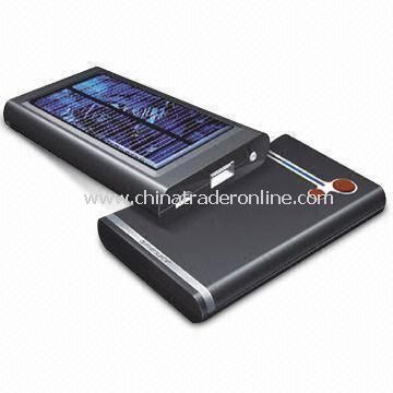 Portable Solar Charger for Apples iPad with LED Torch and LED Indicator from China