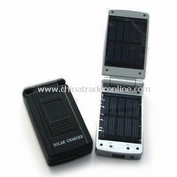 Portable Solar Mobile Battery/Charger with 5.5V/120mA Panel and 300 to 550mA Output Current from China