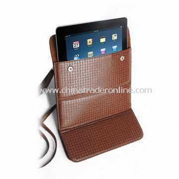 PU Leather Case for Apples iPad 2, with Shoulder Bag Type and Unique Design