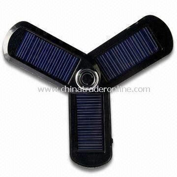 Solar Mobile Phone Charger with Capacity of 2,000mAh, Measures 116 x 48.4 x 25.7mm
