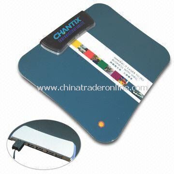 USB1.1/2.0 Hubs LED Indicator Light Mouse Pad, Ideal for Gifts or Promotions