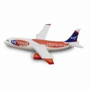 110cm Plane-shaped PVC Inflatable Toy, Customized Colors are Accepted, Ideal as Gift