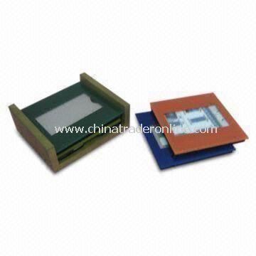 Glass Coasters, Sized 4 x 4-inch, Various Colors Available from China