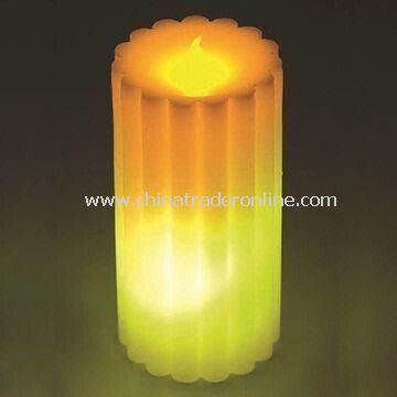 LED Wax Candle with Sticker Logo, Ideal for Promotional Gifts, OEM Accepted