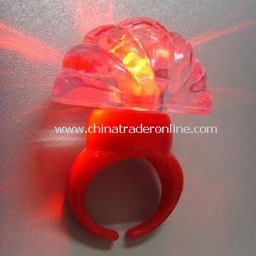 Novelty LED Ring, OEM Orders are Welcome, Ideal for Promotional Gifts