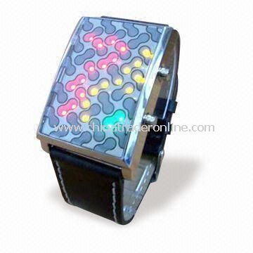 Promotional LED Bangle Watch, Customized Colors and Logos are Welcome, Ideal for Gifts