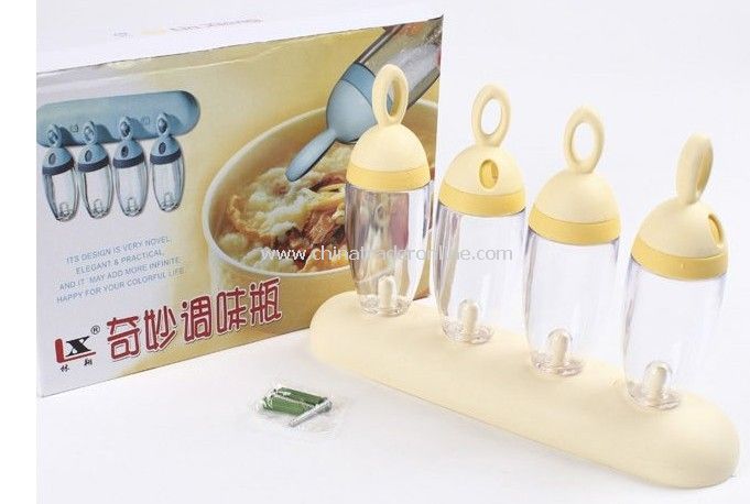 Salt and Pepper set, Salt and Pepper Shaker, Plastic, Four-piece set, Wholesale from China