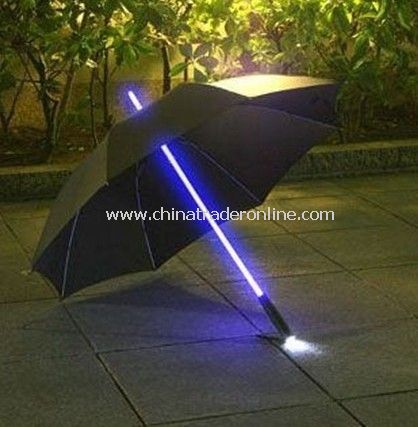 Straight Pole Light LED Umbrella