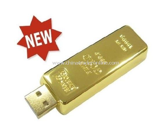 Hot Selling OEM Promotional Gold Bar USB Flash Drive