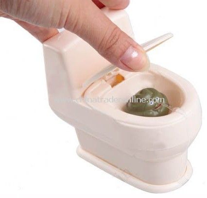 Recorder Closestool Toy Spray-Water Squirting Toilet Gag Prank Joke Gift from China