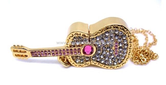 4GB Luxury crystal jewelry USB flash drive