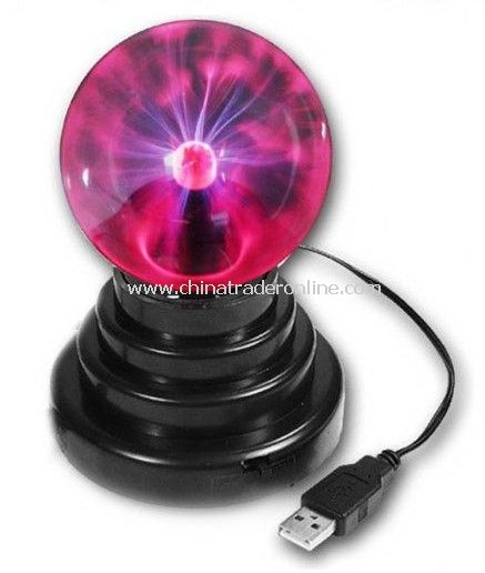 Cool Computer Gadgets,USB Plasma Ball - 3.5 Inch Electric Globe from China