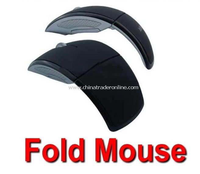 MINI Folding Mouse Wireless 2.4GHz USB Arc Folding Mouse mini mouse for PC & Laptop from China