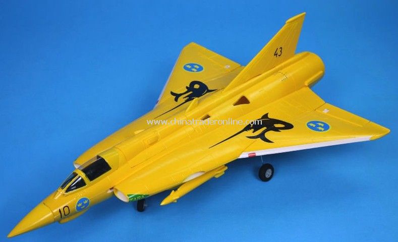 SAAB J35 Draken edf jet/rc airplane /rc toy from China