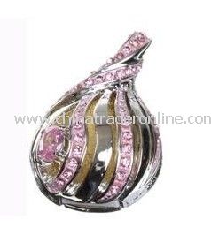 Unique 8GB Diamond Peach Jewelry USB Flash Drive