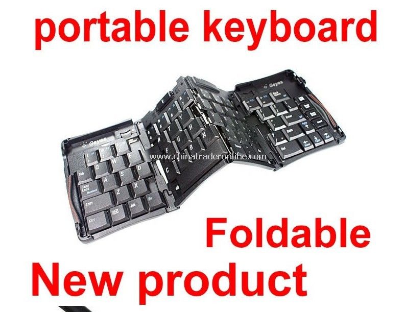 Geyes Foldable Stow-away Mini Keyboard USB Keyboard Folding Keyboard from China