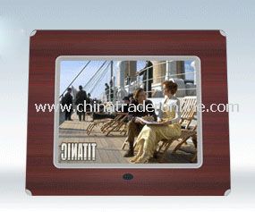 10.4 Digital Photo Wood Frame