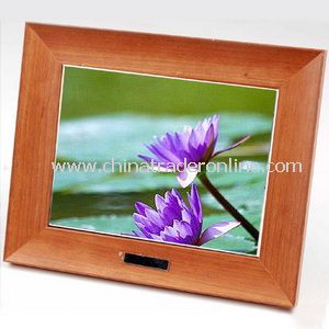 10.4 Table Digital Phto Frame Wood