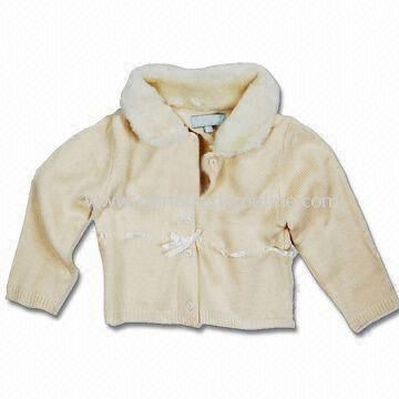 Babies Jacket, Made of 100% Cotton Material, Customized Designs Accepted from China