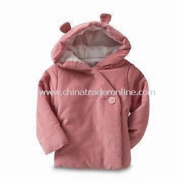 Babies Jacket with Single Button at Asymmetrical Front, Available in Various Colors from China