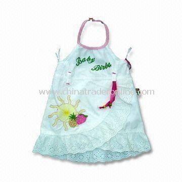 Baby Dress, Made Of 100% Cotton, Various Colors are Available from China