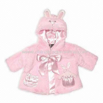 Baby Jacket in Cute Design, with Prints and Embroideries