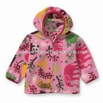 Babys Jacket, Made of 65% Polyester and 35% Cotton, Customized Colors are Welcome