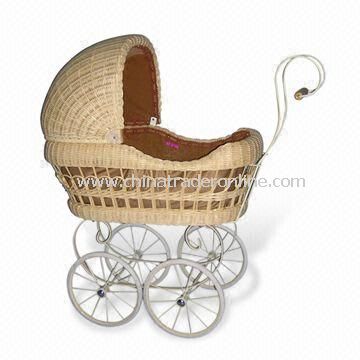 85 x 40 x 91cm Baby Cart, Made of Rattan, Various Carriage and Pram are Available from China