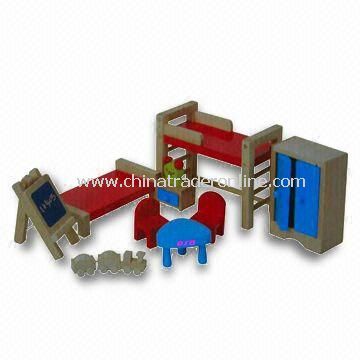 Babies Toy, Made of Solid Wood or MDF from China
