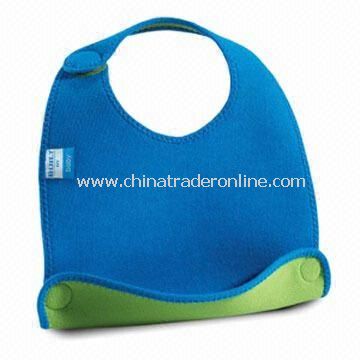 Baby Bib, Customized Designs are Accepted, Made of Neoprene