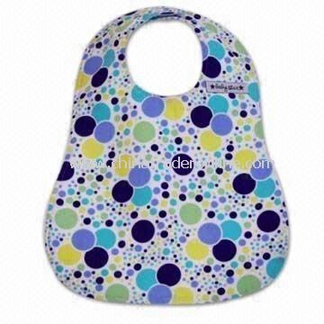 Baby Bib, Made of Waterproof Polyester Material, Available in Various Designs