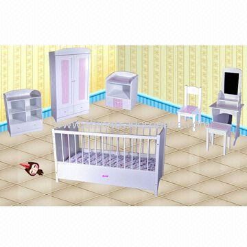 Baby Furniture, including MDF Cabinet, Bedside Cupboard, Wood Shelf, Toy Box, Wood Desk