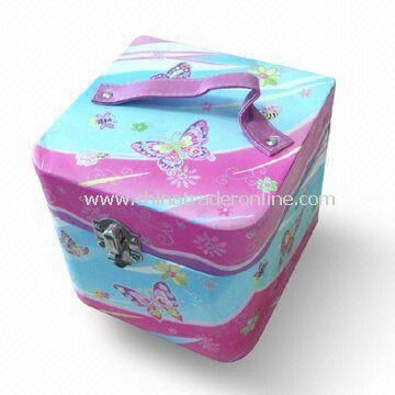 Cardboard Storage Box with Customized Designs, Used as Promotional Gift for Baby Girl