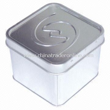 Tin Storage Box with 4C Printing, Suitable for Baby Clothes Storage and Offset Print Available