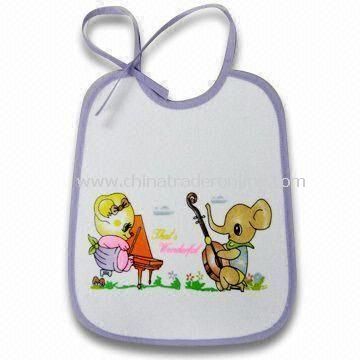 Waterproof Baby Bib in Various Designs from China