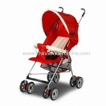 Baby Stroller, Made of 600D Polyester and Super Quality Aluminum Pipe, with Umbrella from China