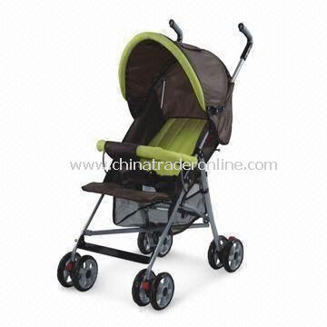 Rotatable Front Wheels Link-brake Baby Stroller, Tube of Aluminum