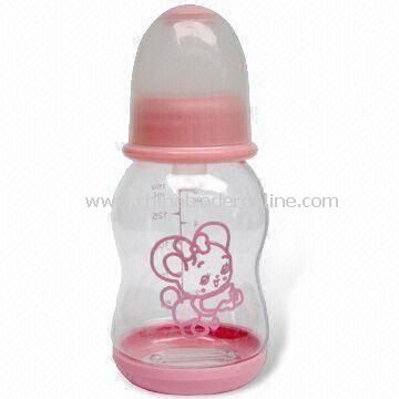 Baby Feeding Bottle with EN71 and QS Standards, Available in Various Sizes