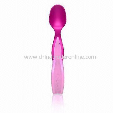 Baby Feeding Spoon, Made of Food Grade PP and TPE, Soft Tipped from China