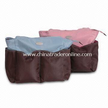 Diaper Bags, Made of Microfiber, with Plenty of Pockets, Ideal for Baby Gifts from China