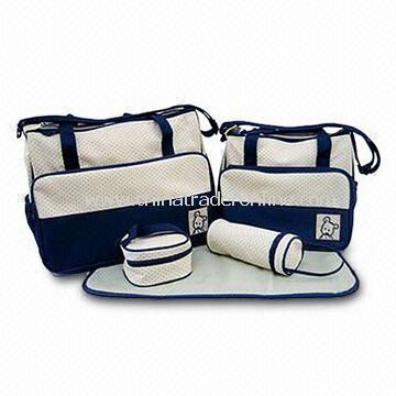 Diaper Bags, Measuring 40 x 15 x 30cm, Made of Microfiber/210T Polyester Lining