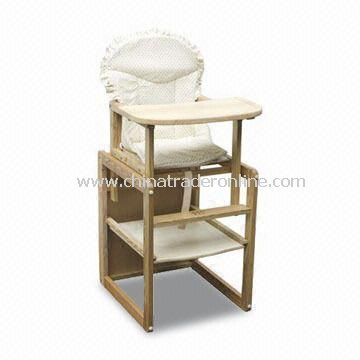 Feeding Chair, Made of Solid Wood or MDF, Measures 46.5 x 46 x 91cm from China