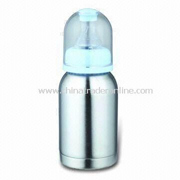 Vacuum Feeding Bottle with 120ml Capacity, Made of Double Wall Stainless Steel