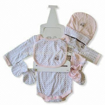 Baby Gift Set, Made of Cotton, Includes Blanket, Gloves, Shoes and Hat, Available in Various Colors