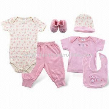 Baby Gift Set, Made of Cotton, Includes Blanket, Gloves, Shoes and Hat from China