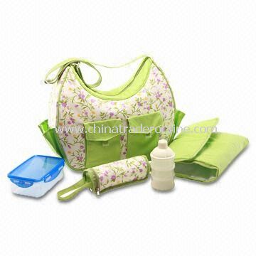 Carry Diaper Bag with Baby Mat, Measures 41 x 13 x 25cm from China