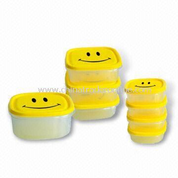 Food Storage Container Set in New Design, Various Sizes and Shapes are Available